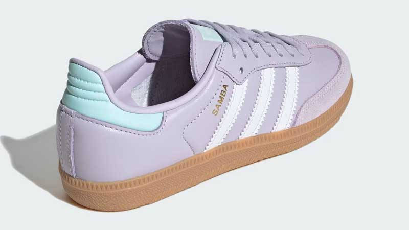 adidas Samba OG GS Silver Dawn Back