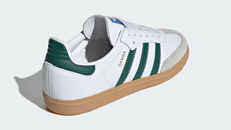 adidas Samba OG GS White Collegiate Green IE1331 Back