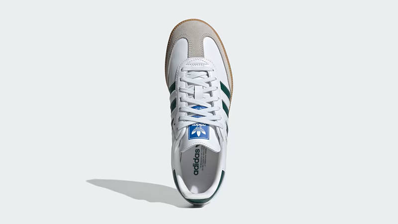 adidas Samba OG GS White Collegiate Green IE1331 Top