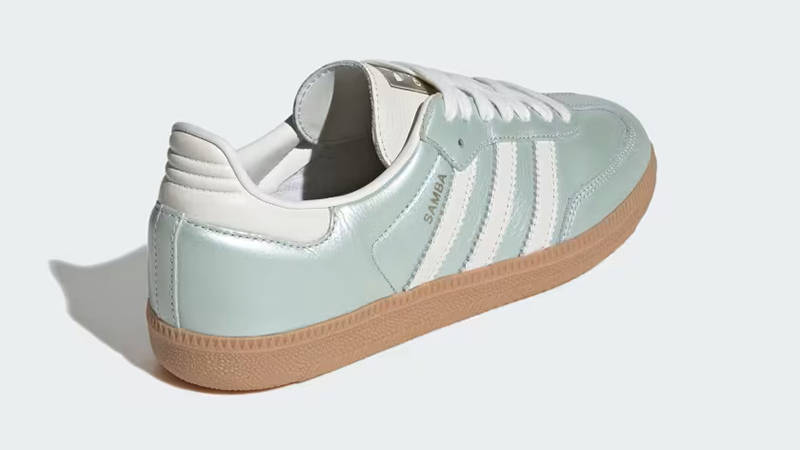 adidas Samba OG Linen Green Metallic IG1965 Back