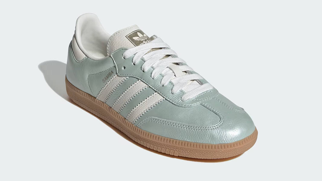 adidas Samba OG Linen Green Metallic IG1965 Side