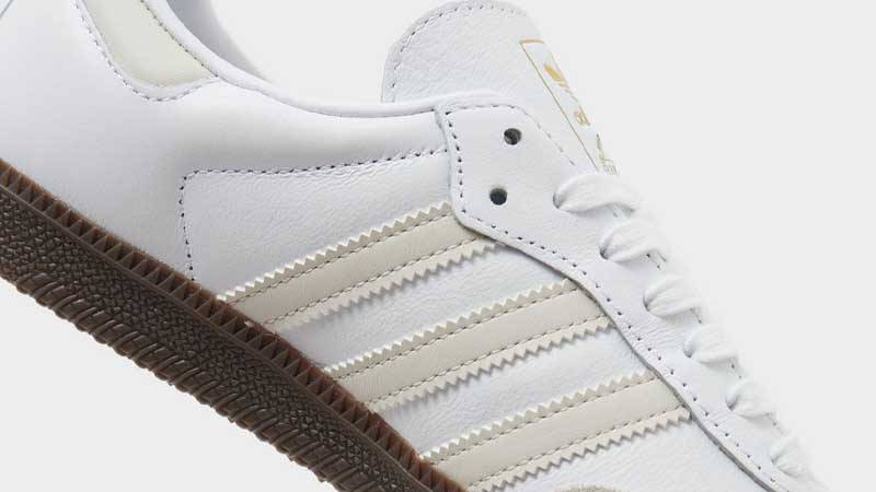 adidas Samba OG White Alumina Closeup