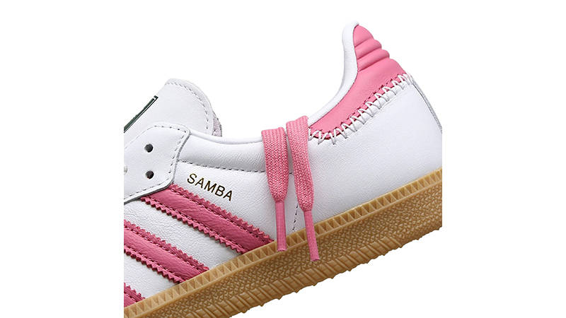 adidas Samba OG White Rose heel