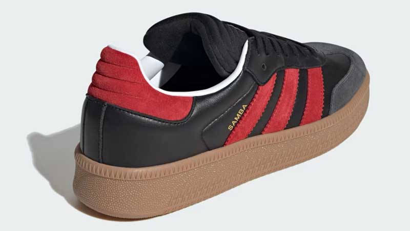 adidas Samba XLG Black Red Back