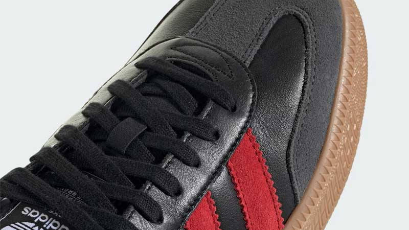 adidas Samba XLG Black Red Closeup