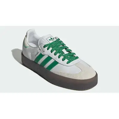 adidas Sambae Cloud White Green Front