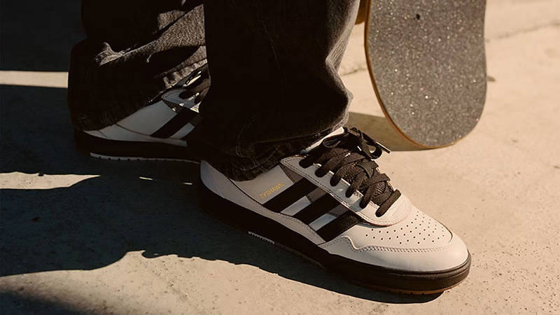 adidas Tyshawn II White Black on foot