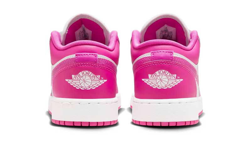 Air Jordan 1 Low GS Fire Pink Back
