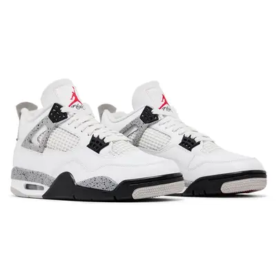 Air Jordan 4 White Cement 2025 Front