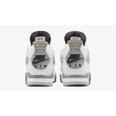 Air Jordan 4 White Cement 2025 FV5029-100 Back