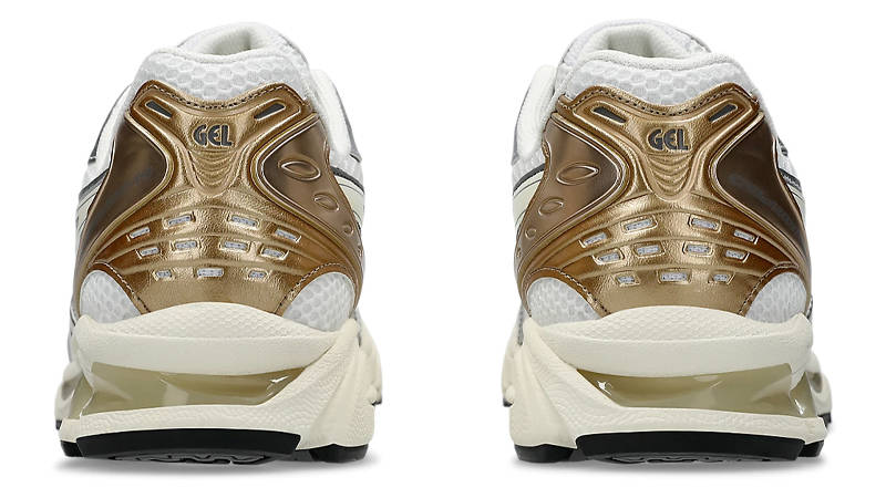 ASICS Gel-Kayano 14 White Cream Gold Back