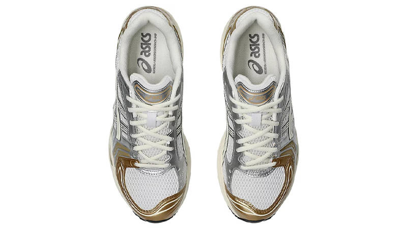 ASICS Gel-Kayano 14 White Cream Gold Middle