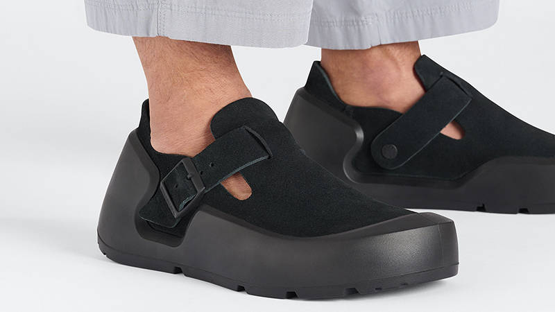 Birkenstock Reykjavik Black on foot front