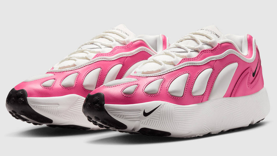 コムデギャルソンオムプリュス NIKE SENSE 96 SP PINK CDG Homme Plus x Nike Sense 96 SP Pink | HV1944-003 | The Sole