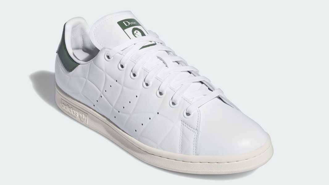 Dime x adidas Stan Smith White Green Front