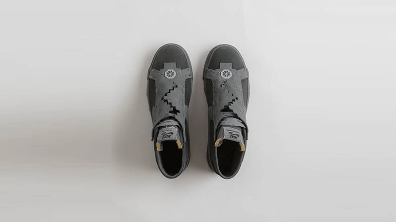 Di’orr Greenwood x Nike SB Blazer Mid Dark Smoke Grey middle