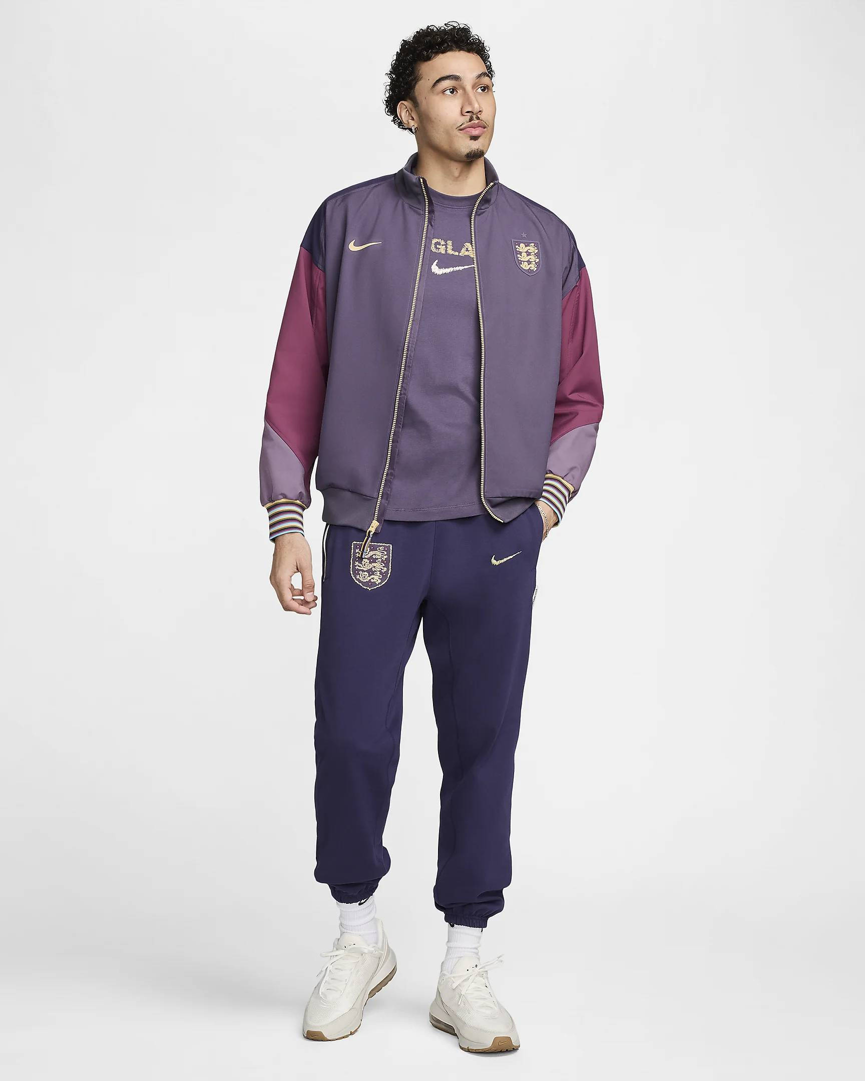 Purple England Full Tracksuit Buy England Windrunner Men's Nike - Main Image