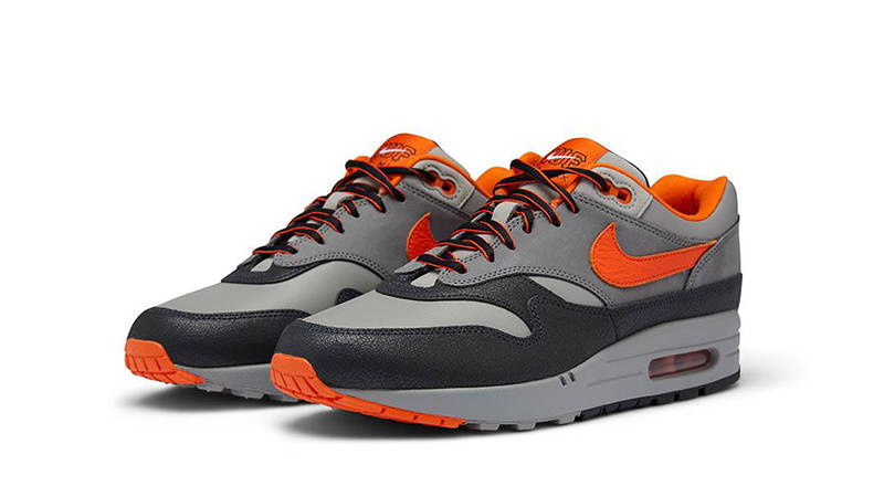 HUF x Nike Air Max 1 Brilliant Orange front