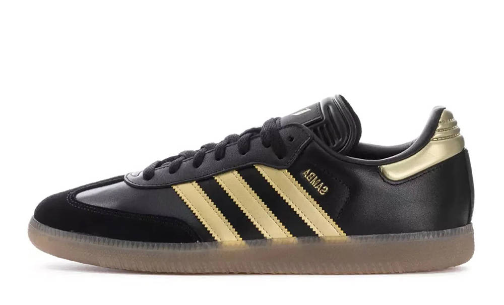 Lionel Messi x adidas Samba Black Gold