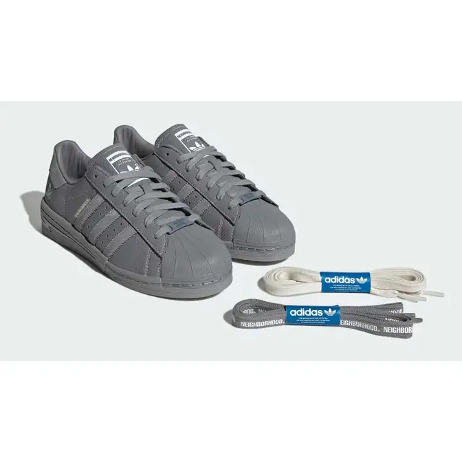 NEIGHBORHOOD x adidas Superstar Cement Gray Where To Buy IE6115 The Sole Supplier