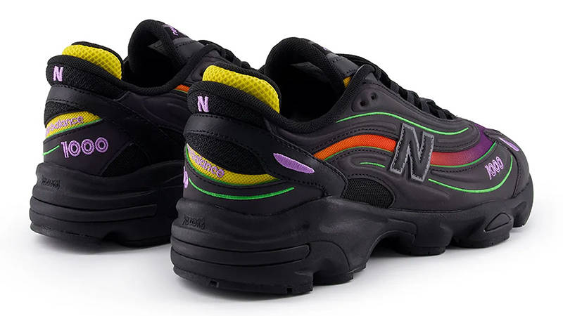 New Balance 1000 Black Multi M1000TP back