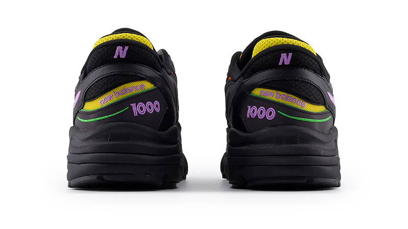 New Balance 1000 Black Multi M1000TP heel