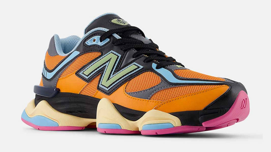 New Balance 9060 Orange Black Front