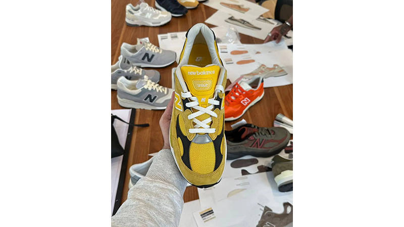 New Balance M992 Yellow The Sole Supplier