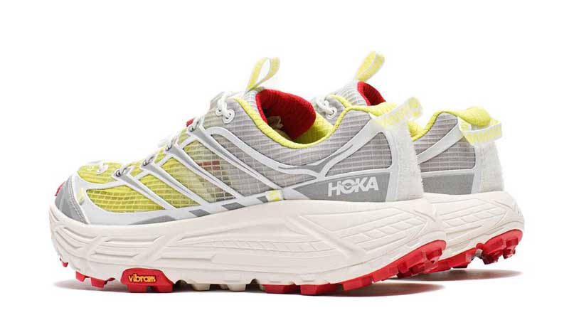 Nicole McLaughlin x Hoka One One Mafate Three2 Neon Back