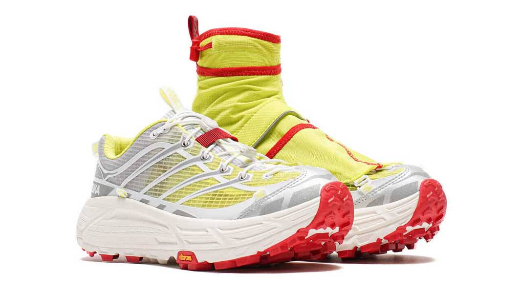Nicole McLaughlin x Hoka One One Mafate Three2 Neon Front
