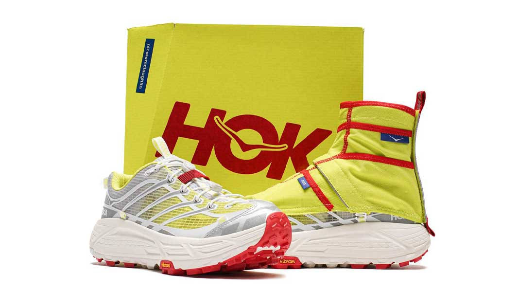 Nicole McLaughlin x Hoka One One Mafate Three2 Neon Pack