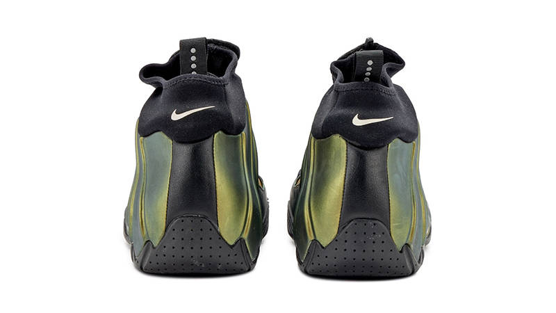 Nike Air Flightposite Metallic Gold back