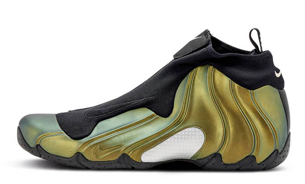 Nike Air Flightposite Metallic Gold
