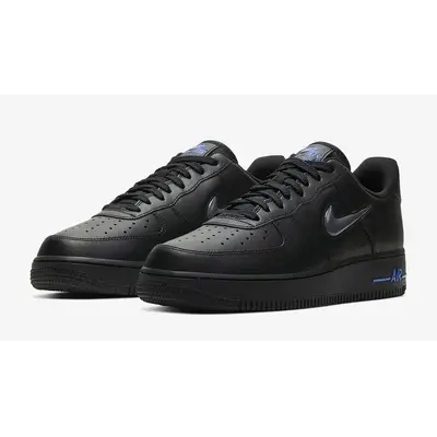 Nike Air Force 1 Jewel Low Black Racer Blue | CT3438-002 | The Sole ...