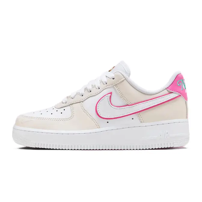 Pink and green air force ones best sale