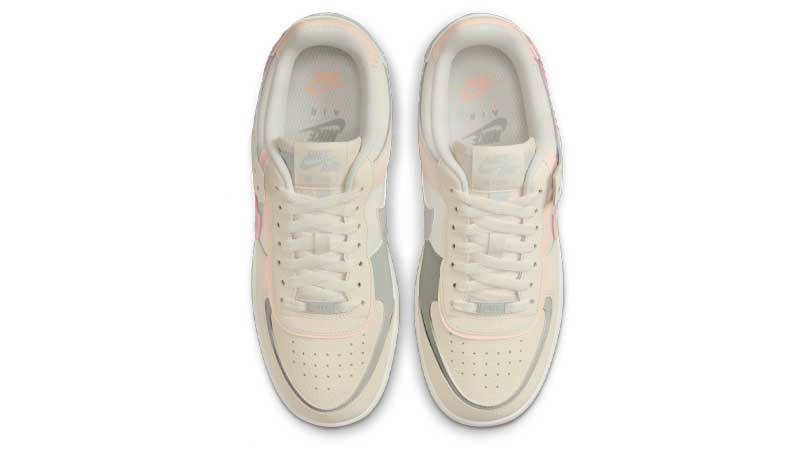 Nike Air Force 1 Shadow Coconut Milk Crimson Tint Middle