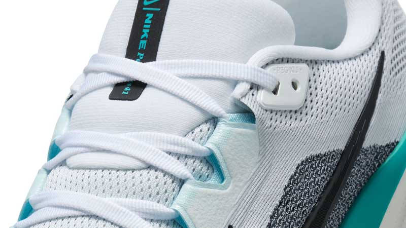 Nike Air Zoom Pegasus 41 White Dusty Cactus Side Closeup