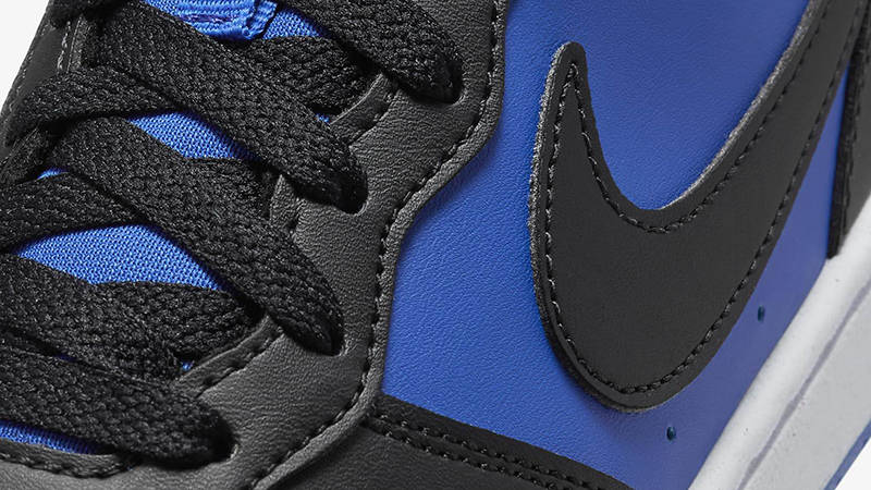 Nike Court Borough Low Recraft GS Game Royal Black HM6293-480 Detail