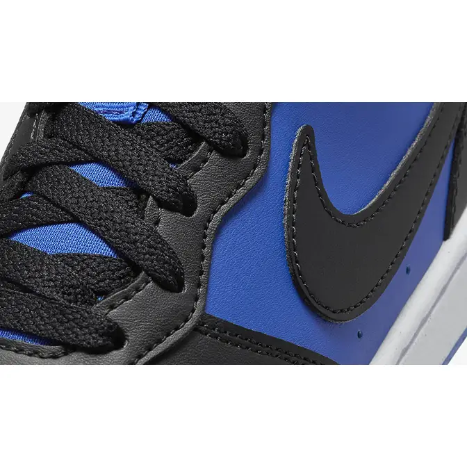 Nike Court Borough Low Recraft GS Game Royal Black HM6293-480 Detail