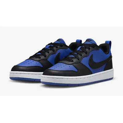Nike Court Borough Low Recraft GS Game Royal Black HM6293-480 Side
