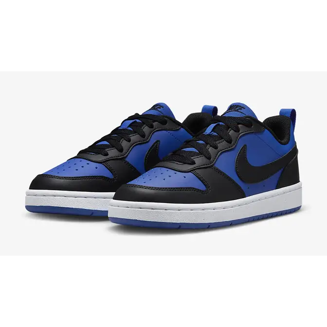 Nike Court Borough Low Recraft GS Game Royal Black HM6293-480 Side