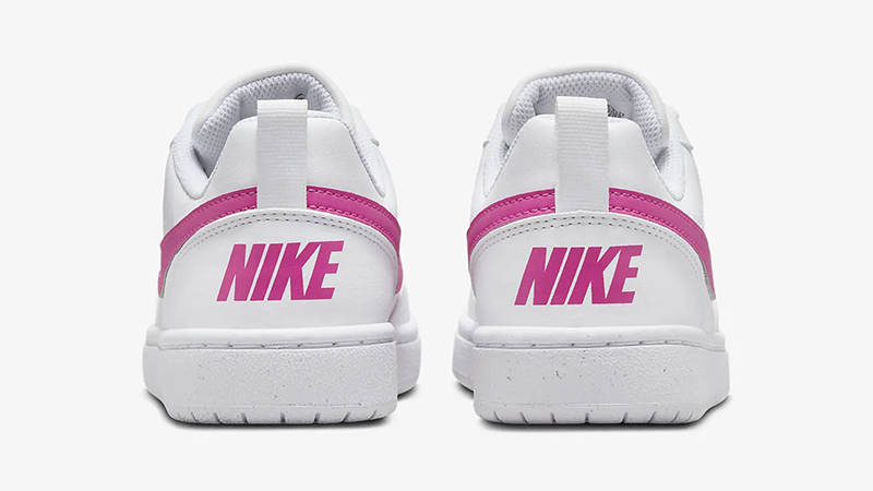 Nike Court Borough Low Recraft GS White Laser Fuchsia DV5456-113 Back