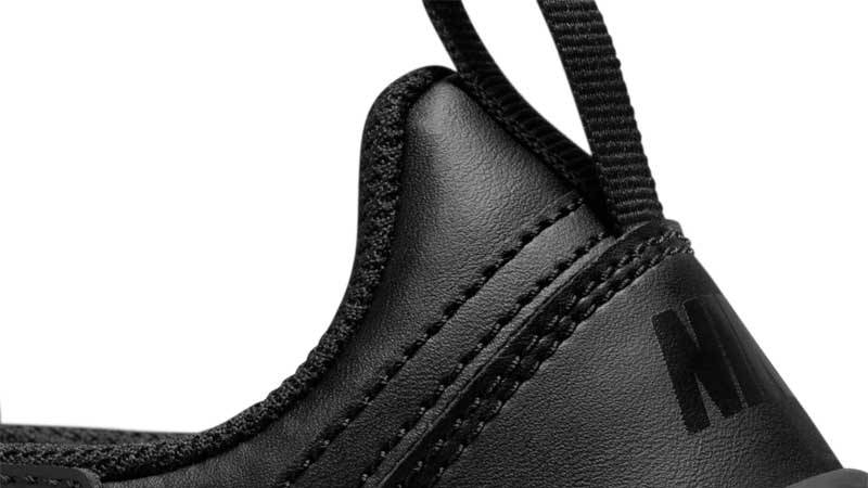 Nike Court Borough Low Recraft PS Black Closeup