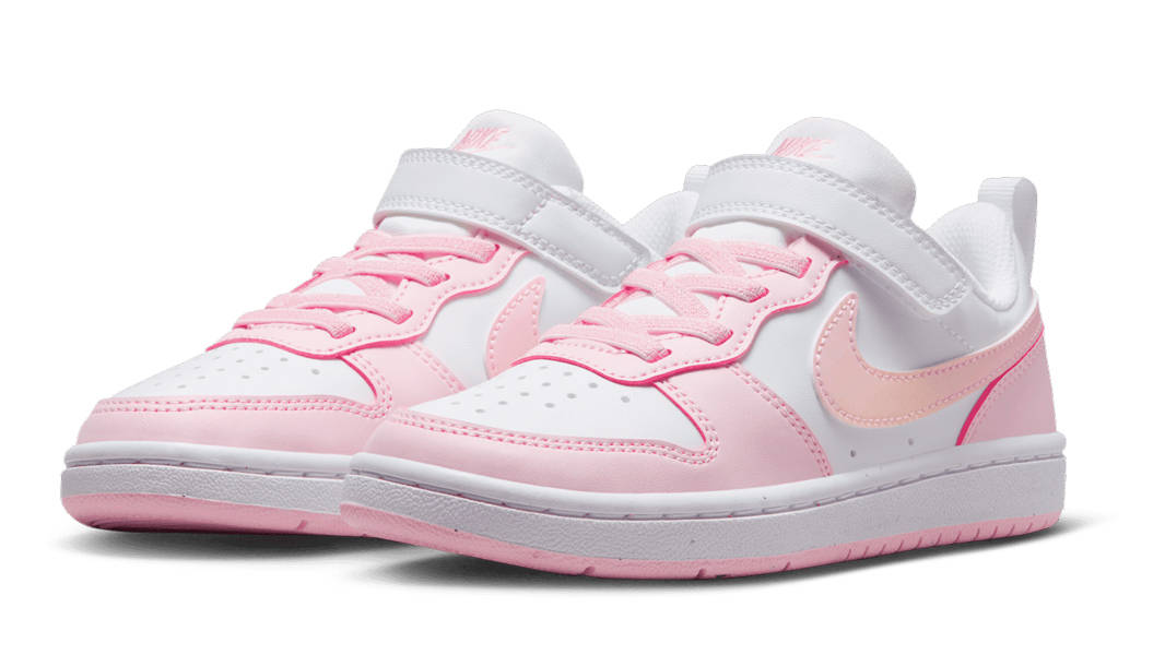 Nike Court Borough Low Recraft PS White Pink Foam Front