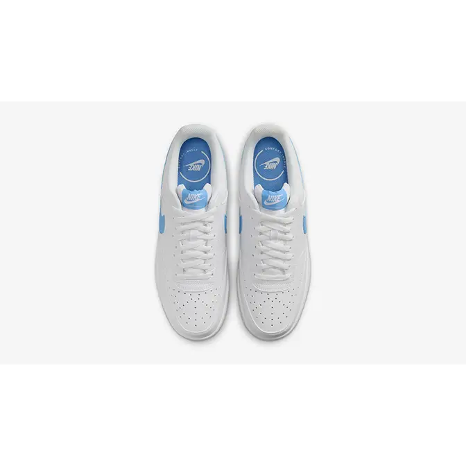 Nike Court Vision Low White University Blue | HJ9105-100 | The Sole ...