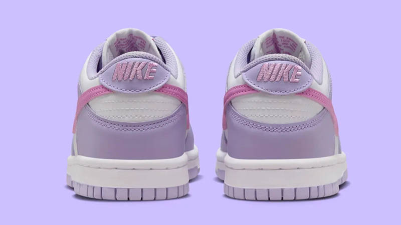 Nike Dunk Low Beyond Pink Hydrangeas Back