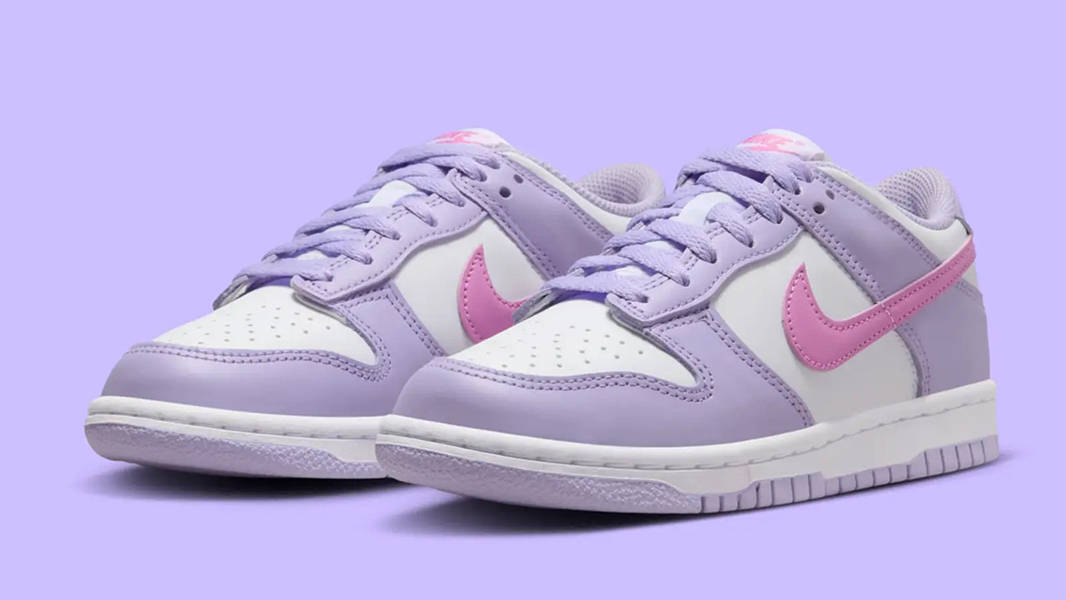 Nike Dunk Low Beyond Pink Hydrangeas Side