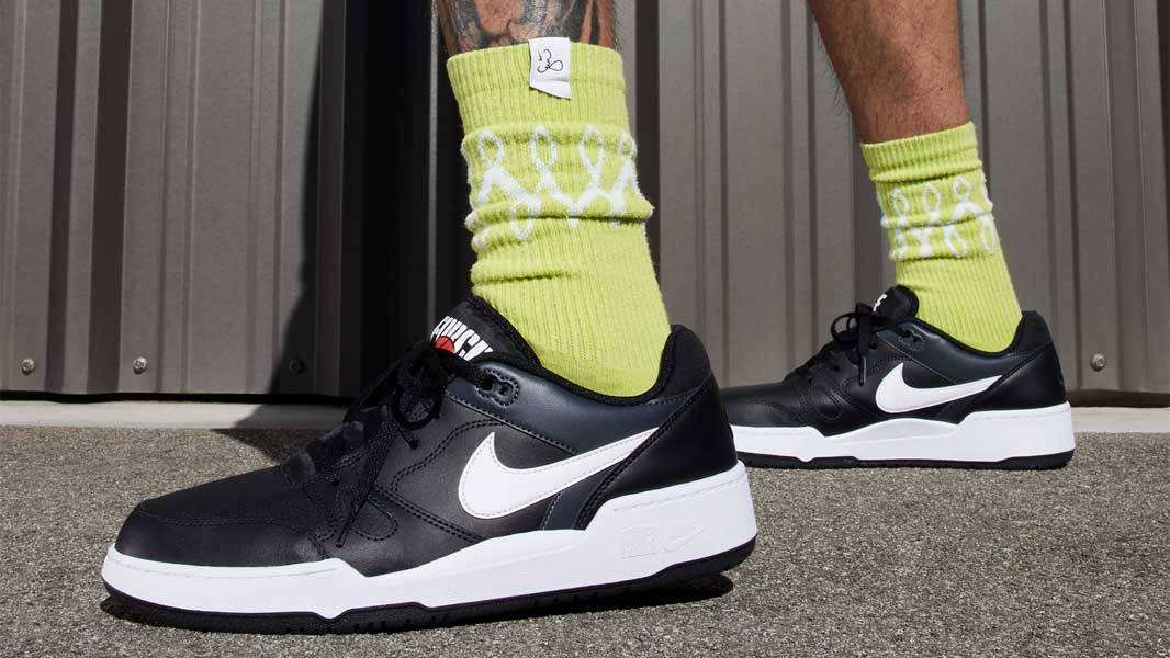 Nike Full Force Low Black White On Foot