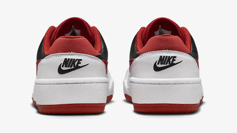 Nike Full Force Low GS White Black Mystic Red FV5929-100 Back
