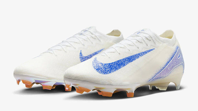 Nike Mercurial Vapor 16 Elite Blueprint FG Low-Top Football Boot White Blue FRONT